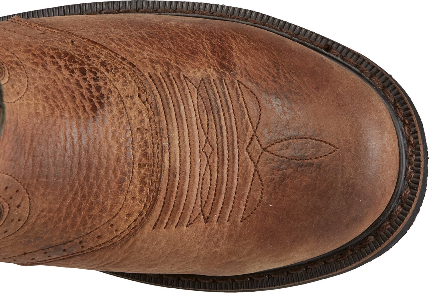 Justin Men's Original Stampede Copper Kettle Rowdy Western Work Boots thumbnail