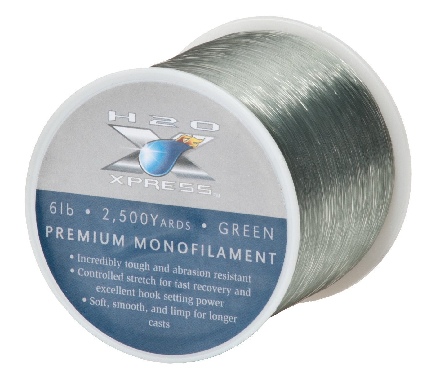 H2O XPRESS™ 6 lb. - 2,500 yds. Premium Monofilament Fishing Line