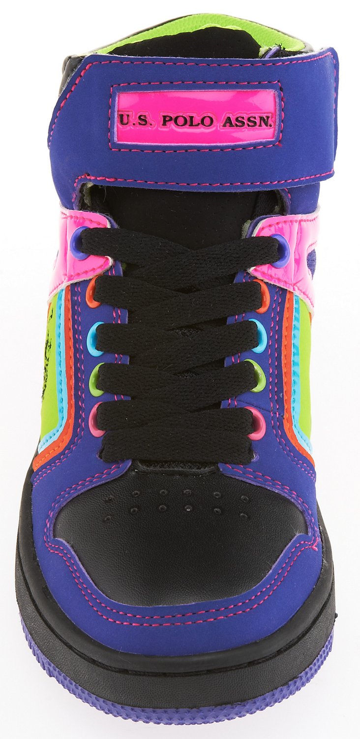 U.S. Polo Girls' Tamikah High-Top Athletic Lifestyle Shoes thumbnail
