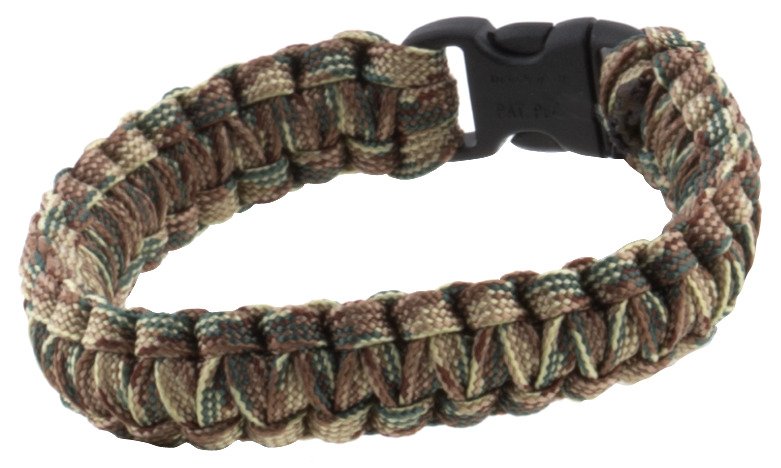Bison Designs Paracord Side-Release Cobra Small Survival Bracelet