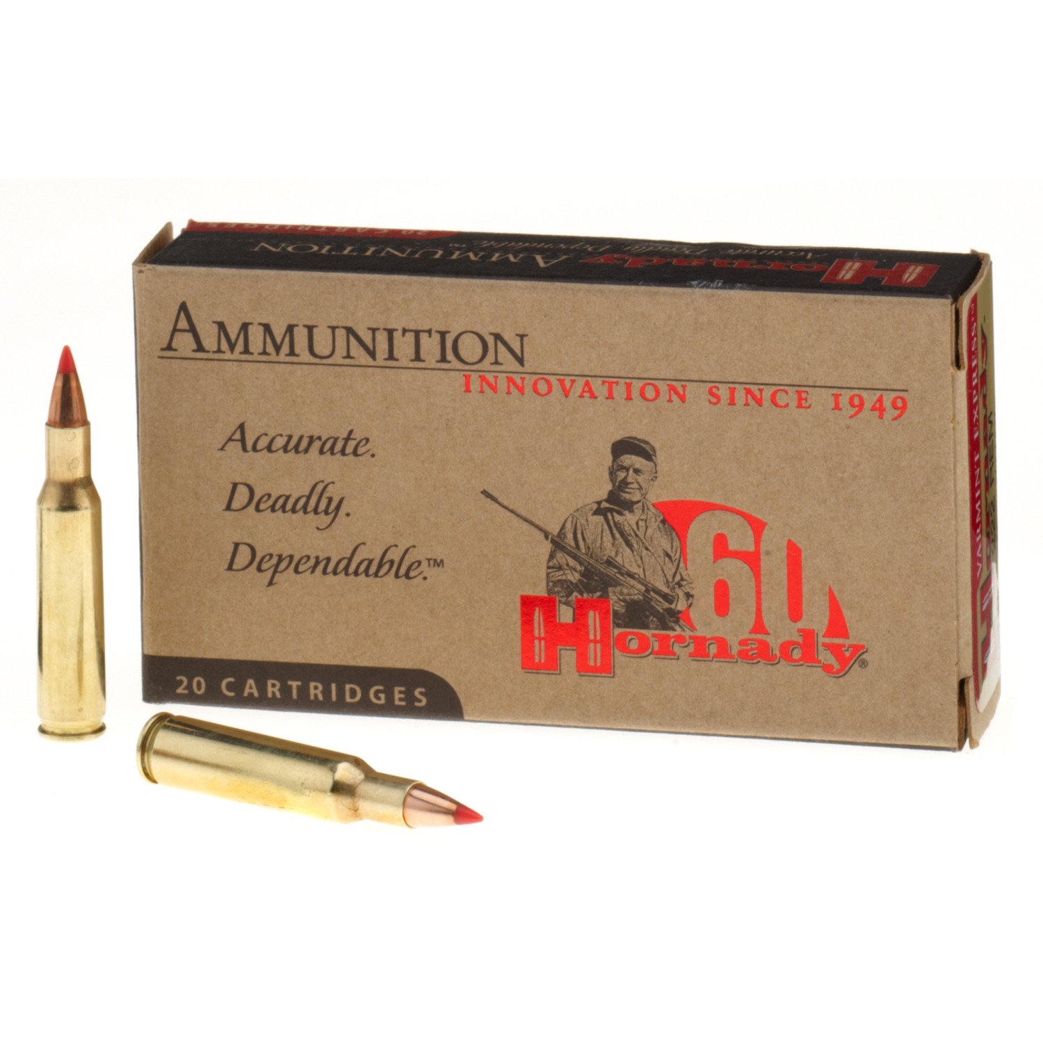 Hornady V-MAX™ .222 Remington 40-Grain Rifle Ammunition