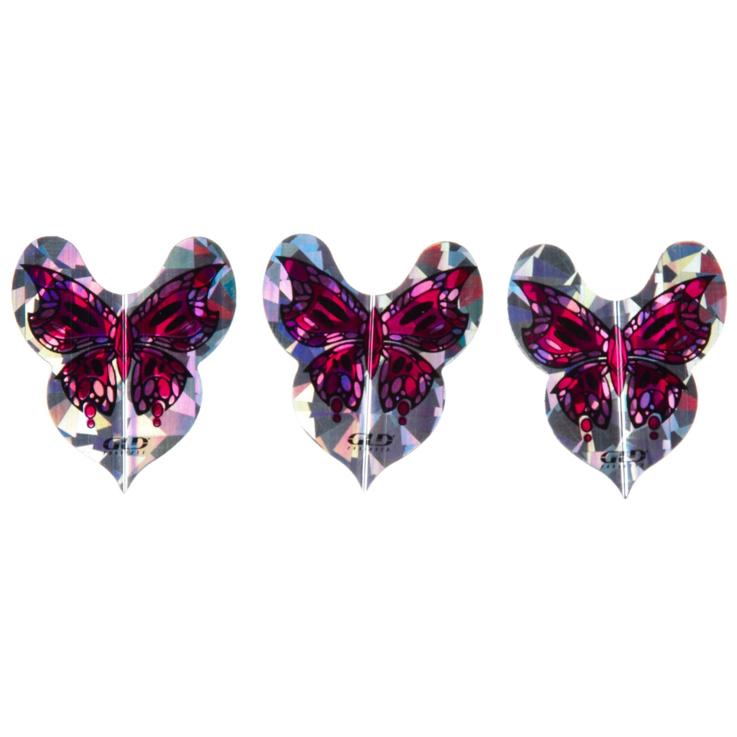 FatCat 2-D Glitter Butterfly Dart Flights 3-Pack