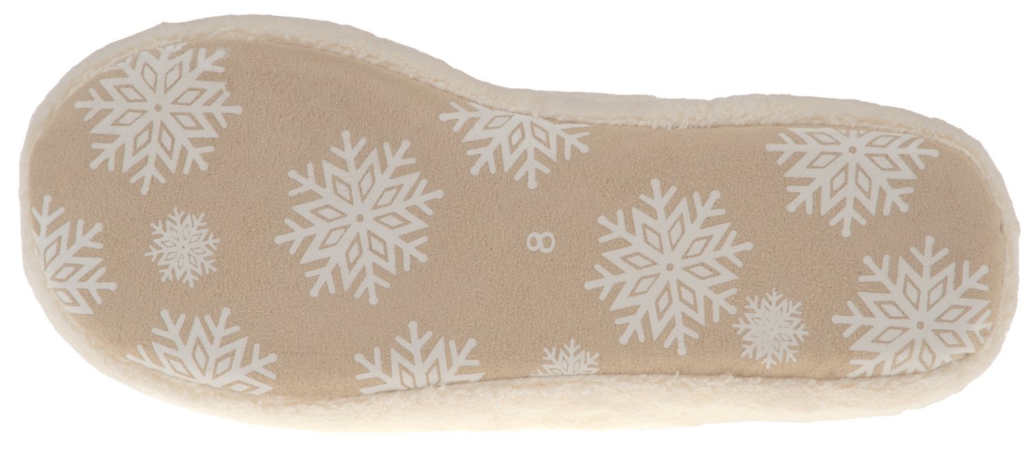 Magellan Outdoors Women's Terry Scuff Holiday Slippers thumbnail