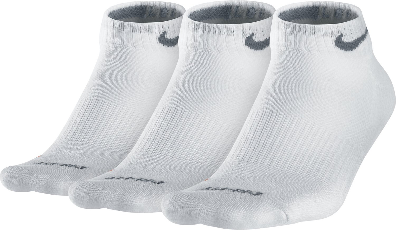 Nike Men's Dri-FIT Half Cushion Low-Cut Socks 3-Pack