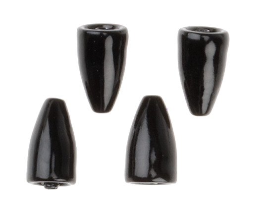 H2O XPRESS Black Tungsten 3/16 oz. Worm Weights 4-Pack
