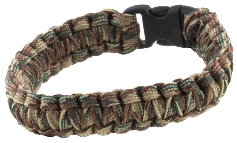 Bison Designs Paracord Side-Release Cobra Medium Survival Bracelet