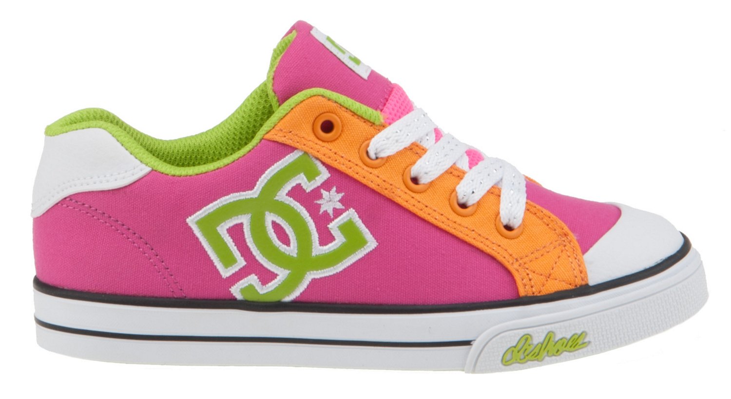 DC Shoes Girls' Chelsea Canvas Athletic Lifestyle Shoes