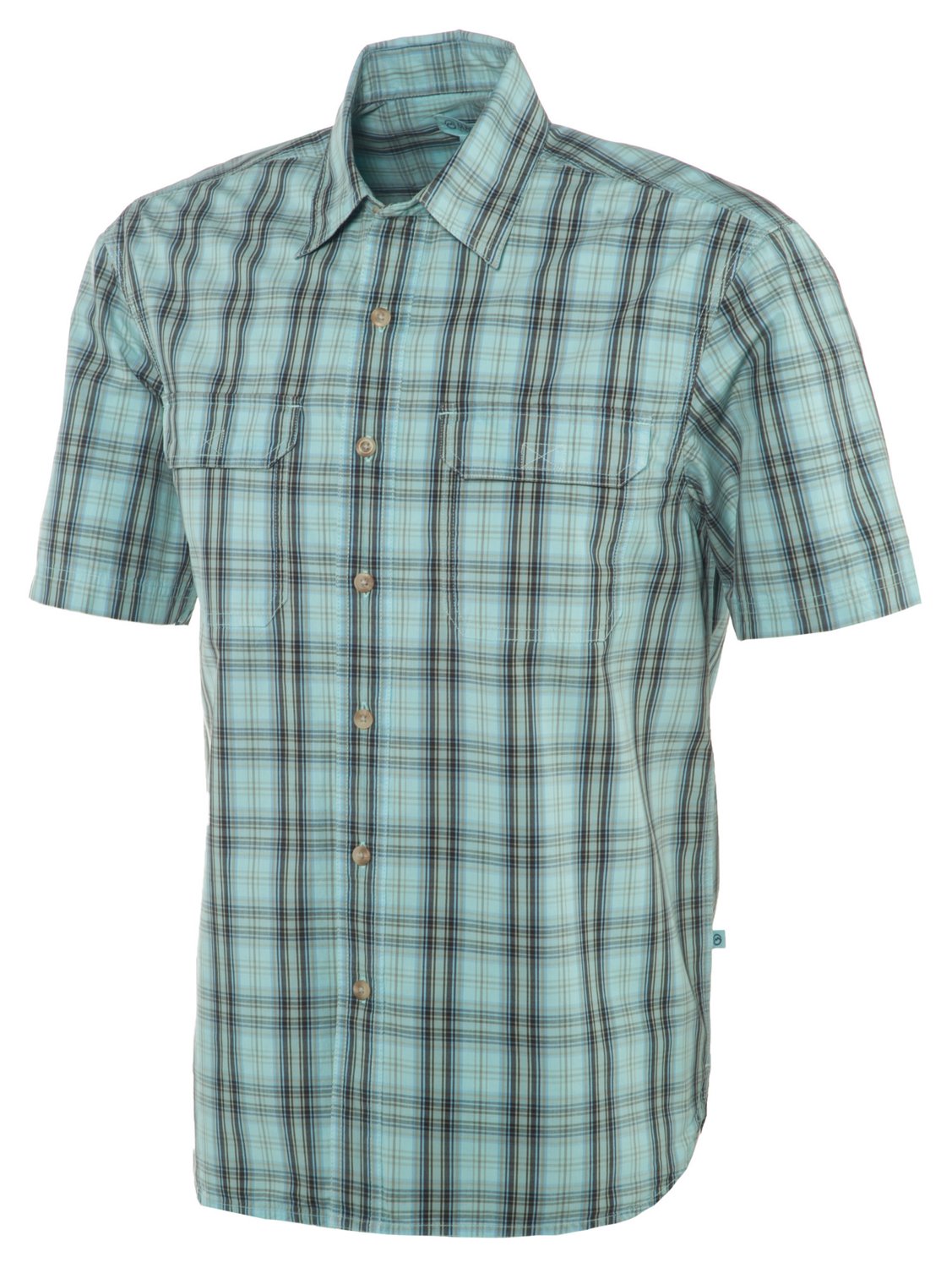 Magellan Outdoors Men's Short Sleeve Plaid Poplin Shirt