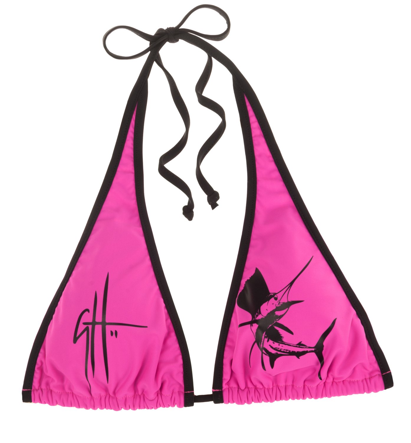 Guy Harvey Women's Pop Marlin Halter Bikini Top