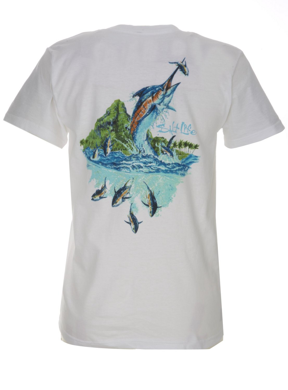 Salt Life Women's Aloha Marlin Short Sleeve Crew T-shirt