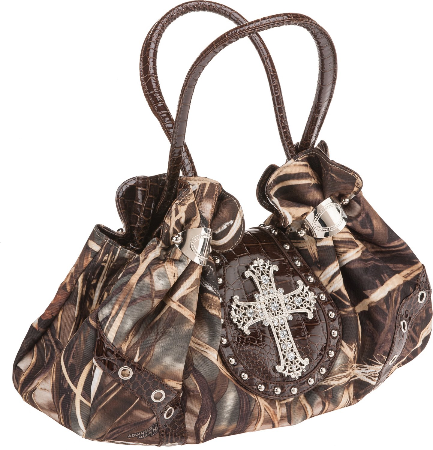 Realtree Women's Max-4 Studded Cross Satchel