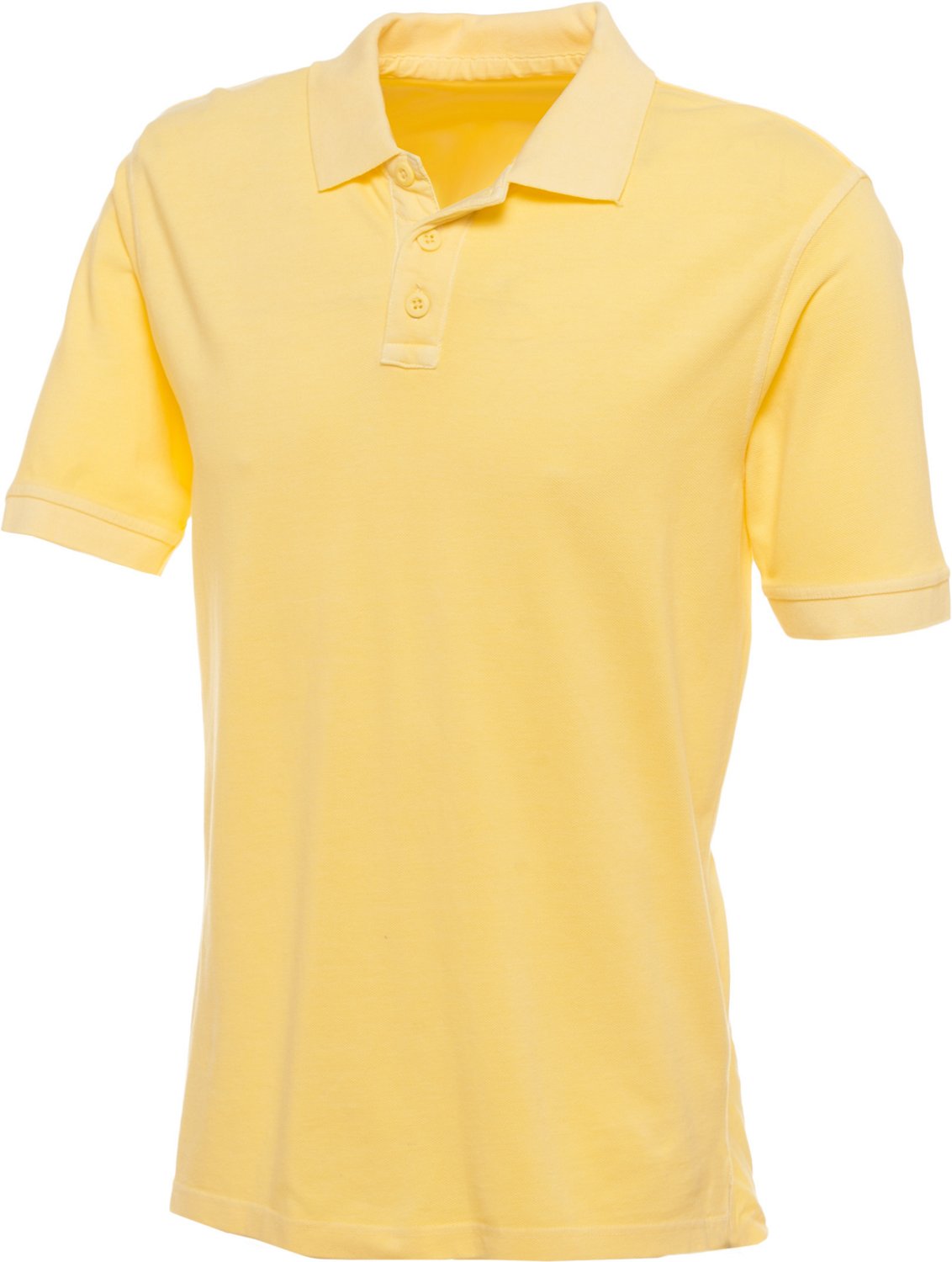 Magellan Outdoors Men's Pigment-Dyed Short Sleeve Polo