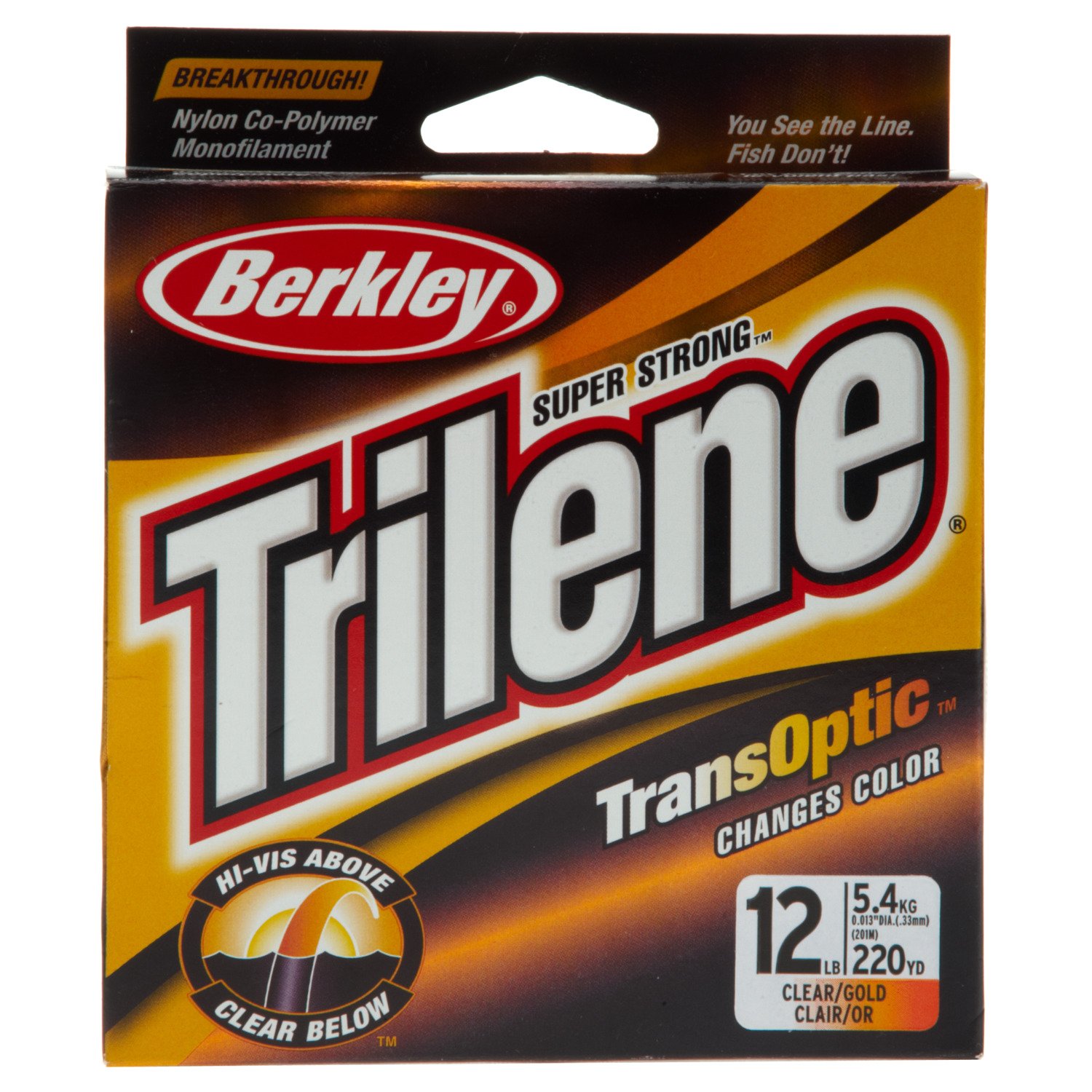 Berkley® Trilene® Super Strong™ TransOptic™ 12 lb. - 220 yards Monofilament Fishing Line