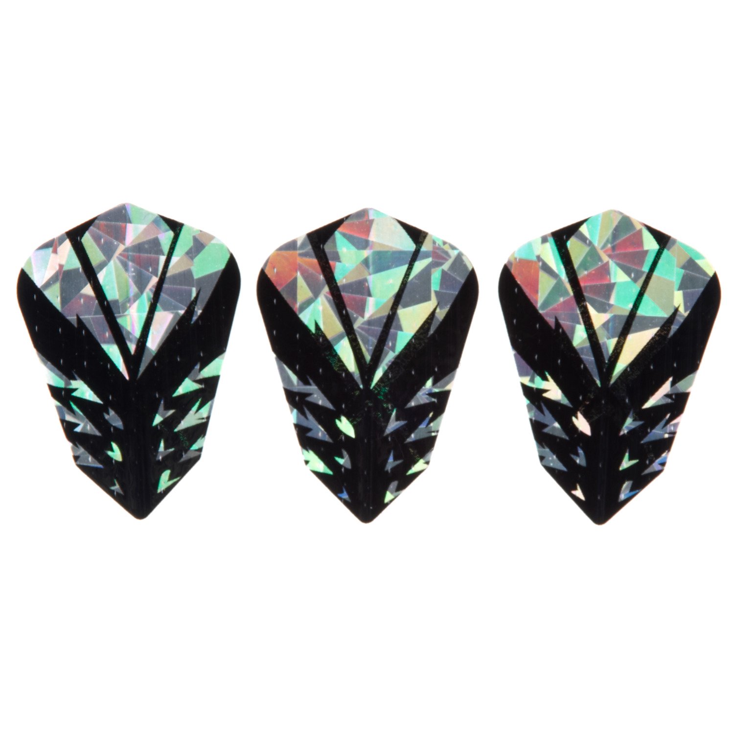 FatCat Wedge 2-D Glitter Dart Flights 3-Pack