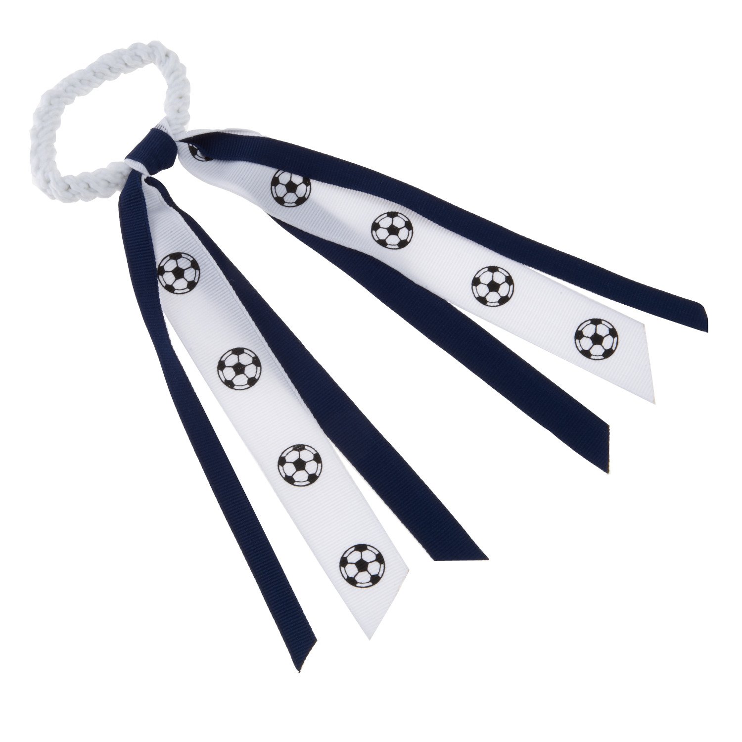 Soffe Soccer Ribbon Hair Scrunch