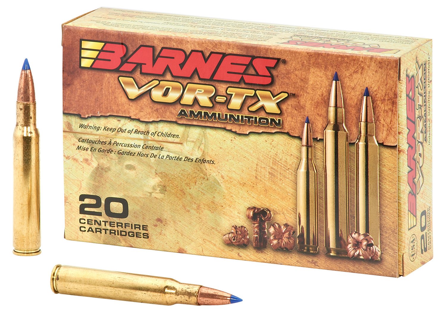 BARNES® VOR-TX™ .30-06 Springfield 150-Grain Centerfire Rifle Ammunition