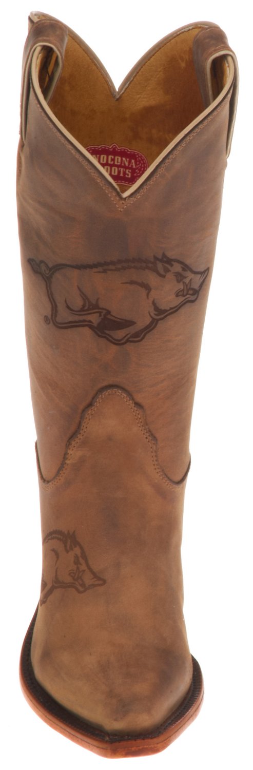 Nocona Women's University of Arkansas Nocona Branded Western Boots thumbnail