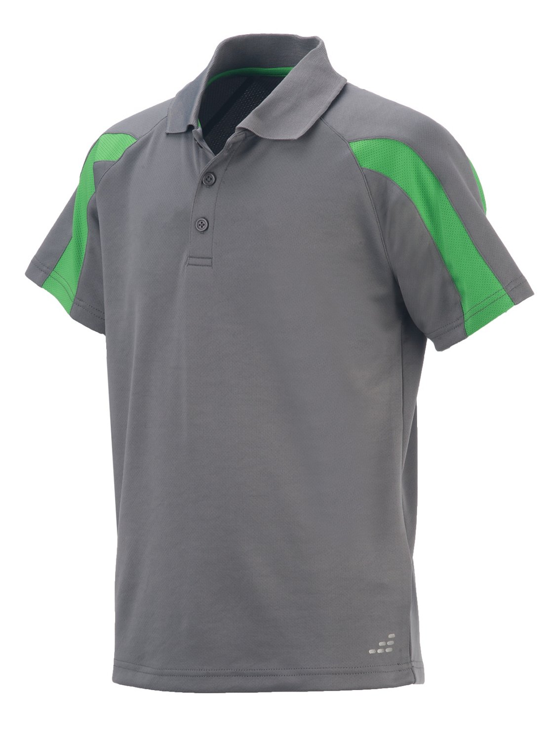 BCG Boys' Short Sleeve Shoulder Pieced Raglan Tennis Polo Shirt