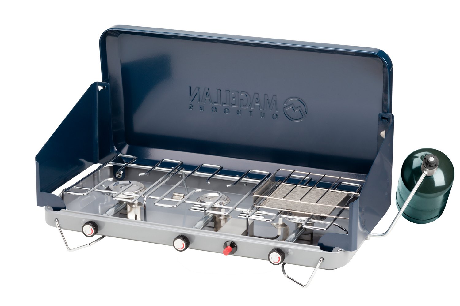 Magellan Outdoors 3Burner Propane Stove with Toaster Accessory Academy