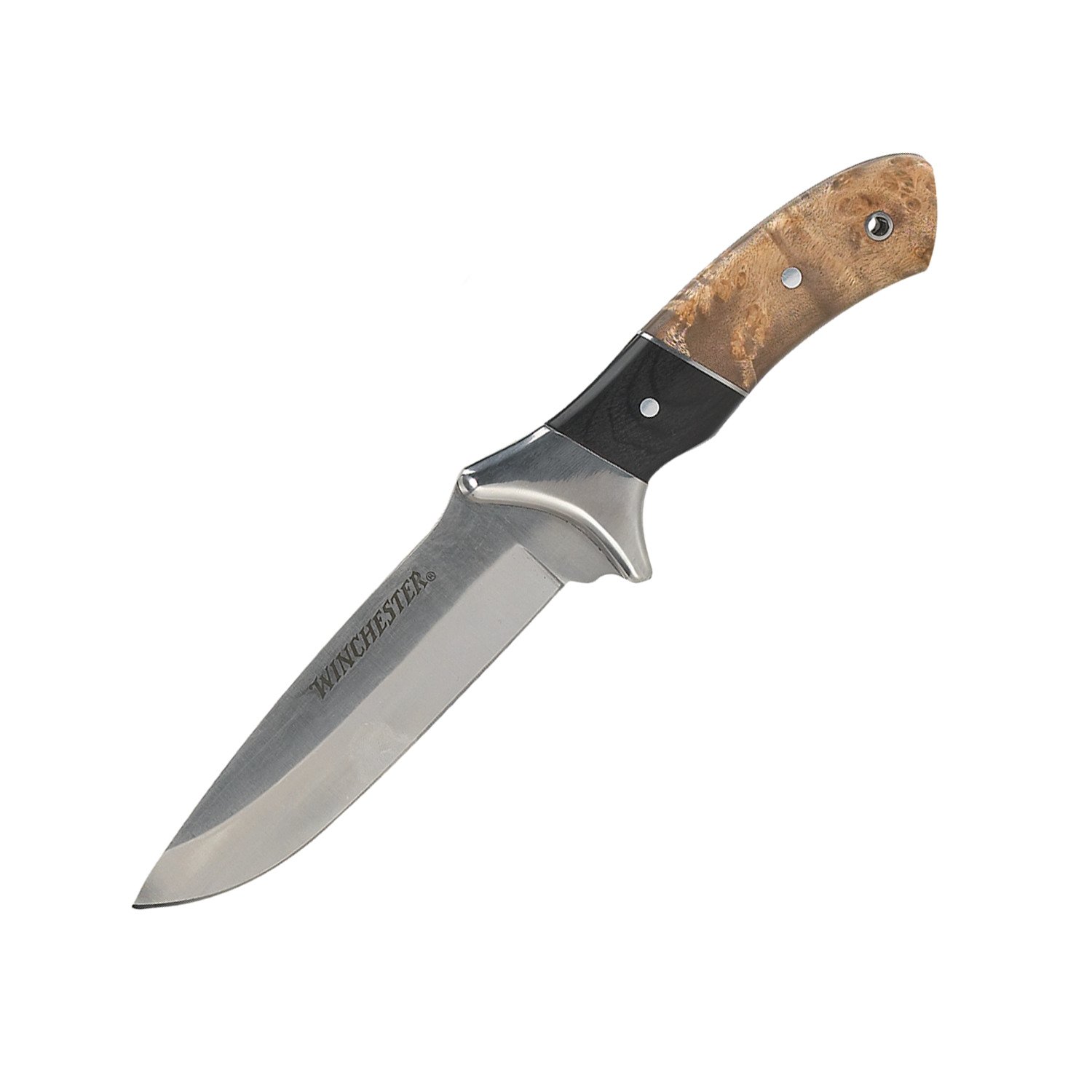 Winchester Burl Wood Fixed Hunting Knife