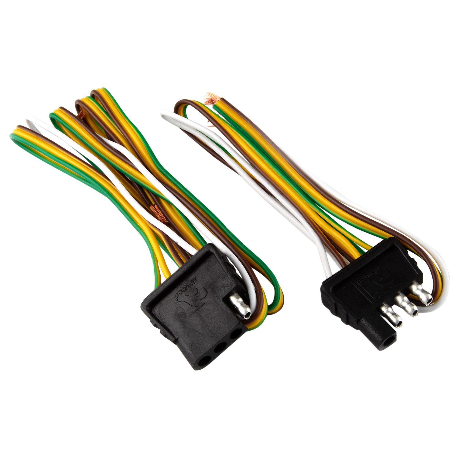 Attwood® 4-Way Flat Wiring Harness Kit for Vehicles and Trailers