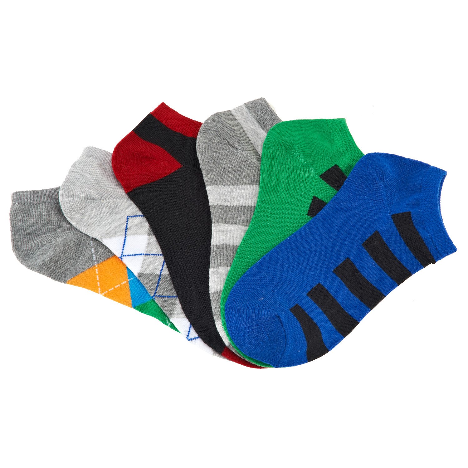 BCG™ Men's No-Show Ultra Lite Socks 6-Pack thumbnail