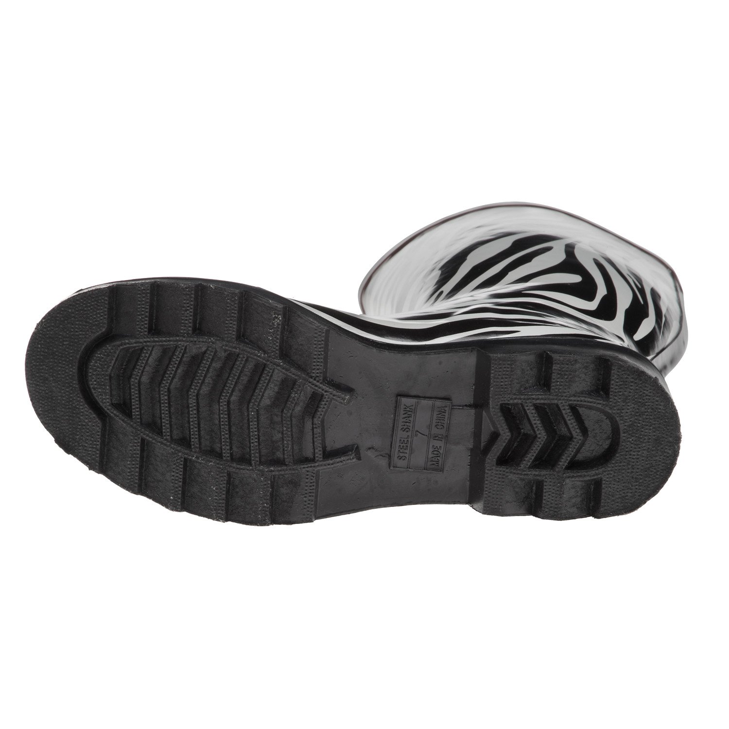 Stone Creek™ Women's Zebra Print II Rubber Boots thumbnail