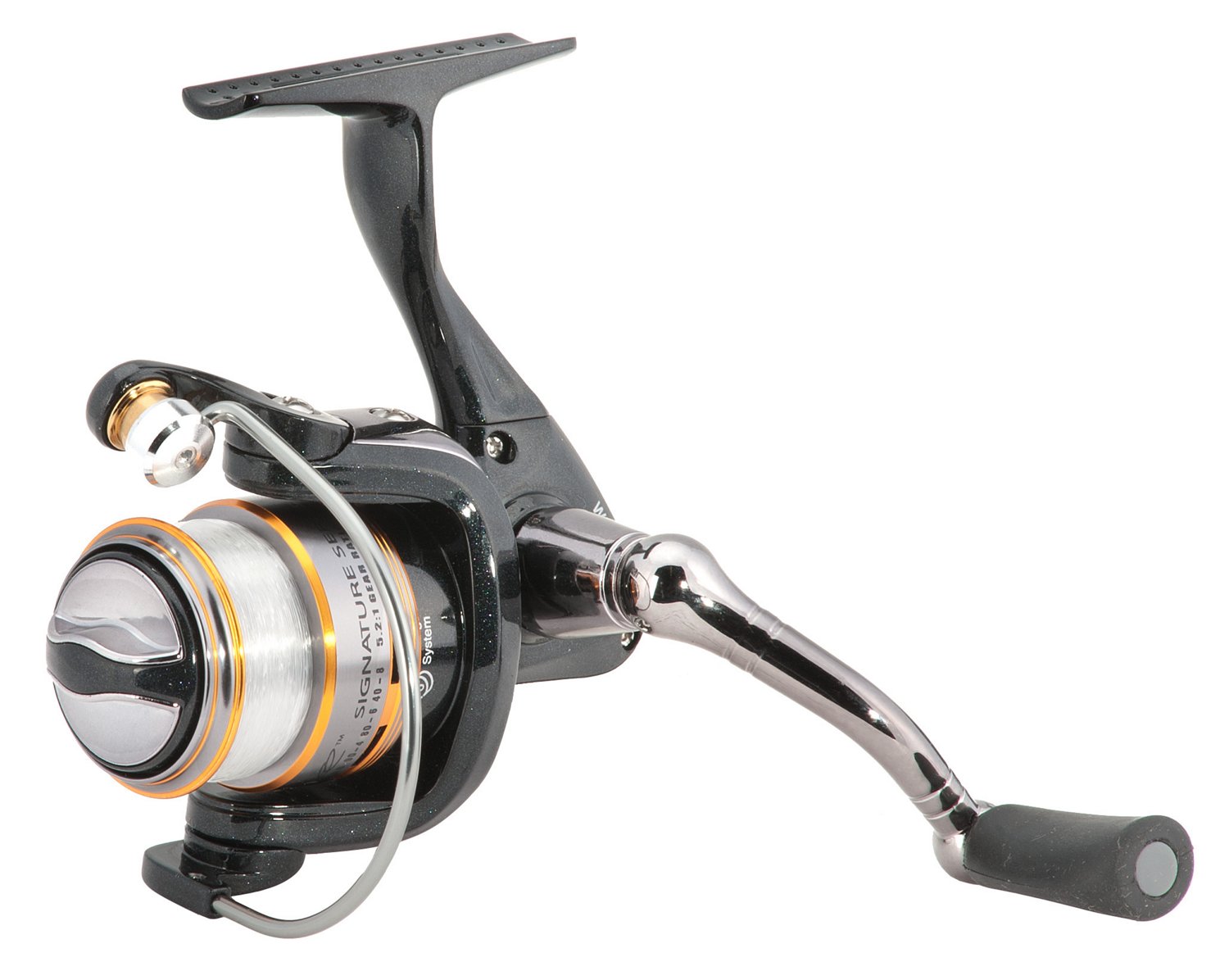 Lew's® Wally Marshall Signature Series Tuxedo Black Crappie Spinning Reel