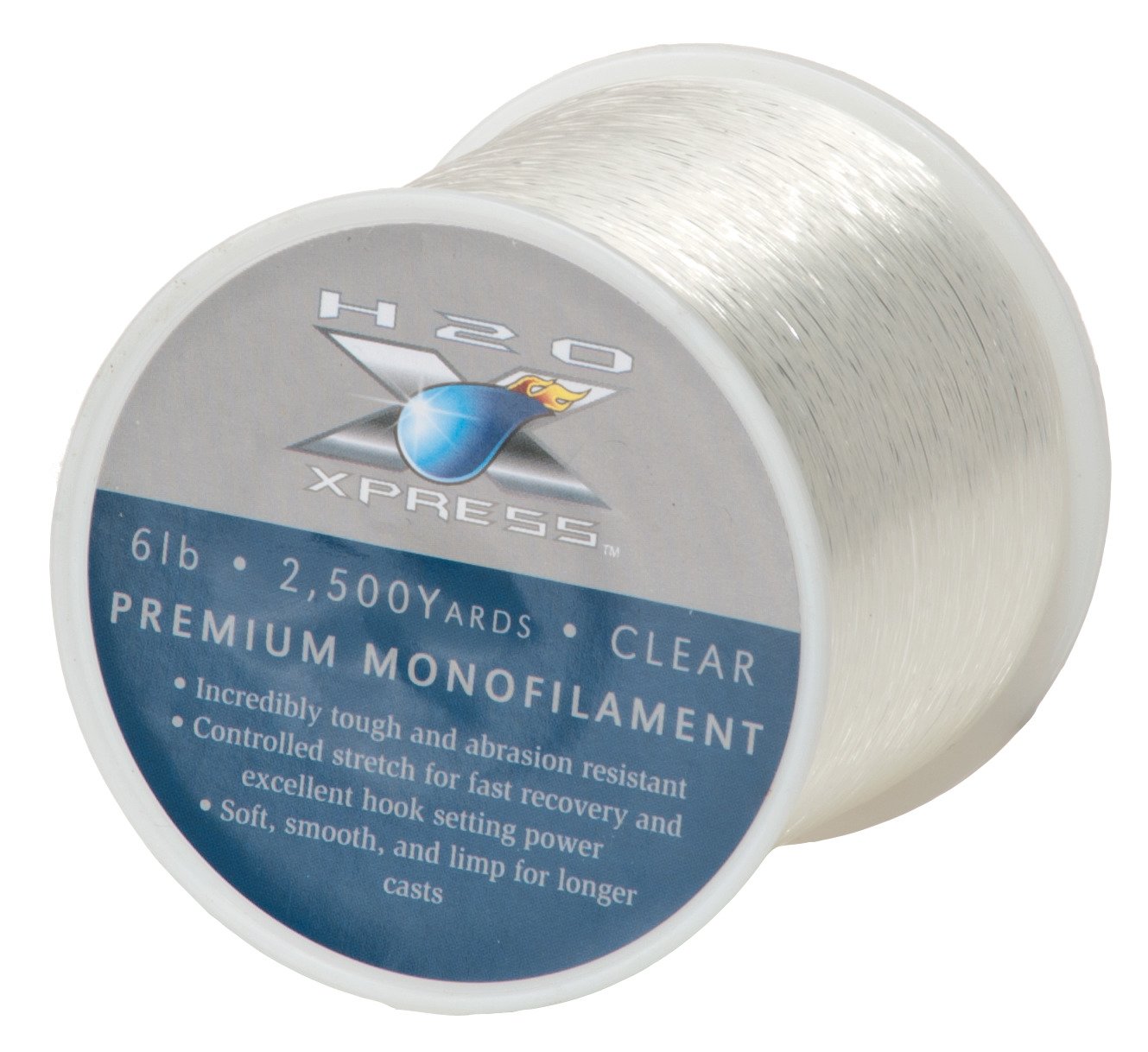 H2O XPRESS™ 6 lb. - 2,500 yds. Premium Monofilament Fishing Line