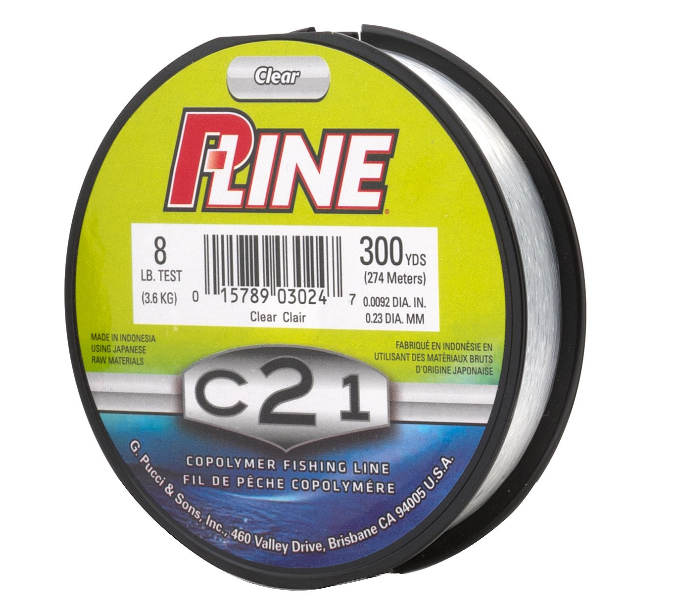 P-Line C21 8 lb. - 300 yards Copolymer Fishing Line