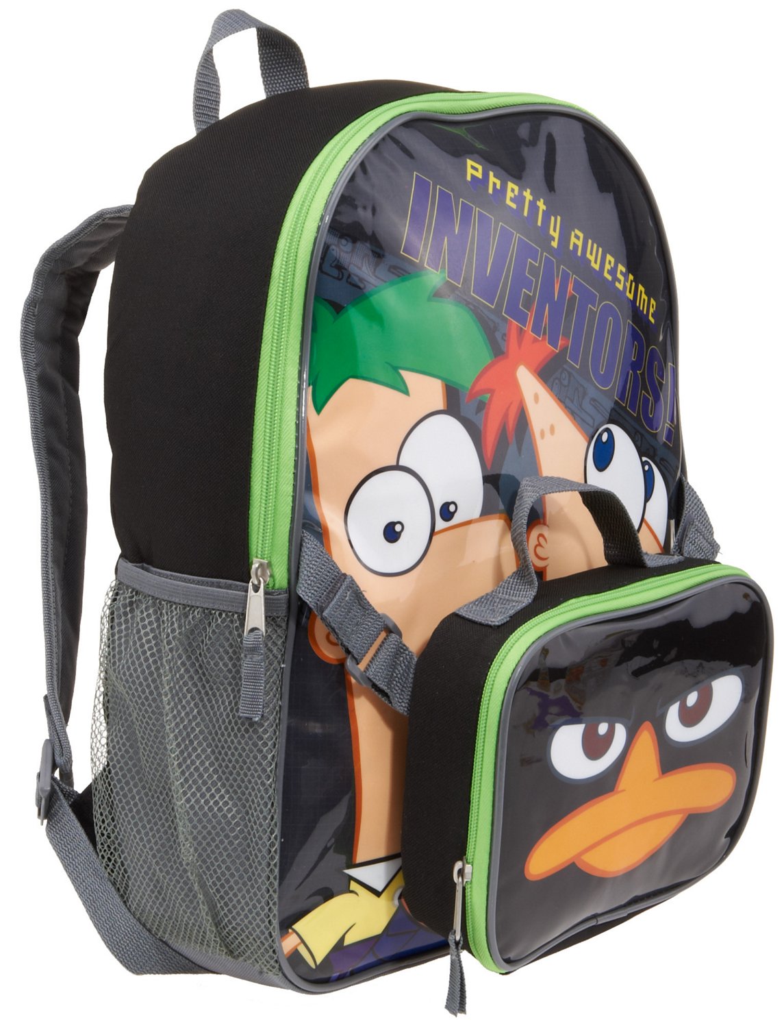 Disney Kids' Phineas and Ferb Backpack with Lunch Kit