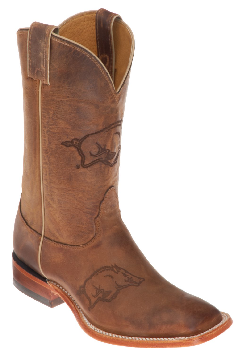 Nocona Men's University of Arkansas Branded Western Boots thumbnail