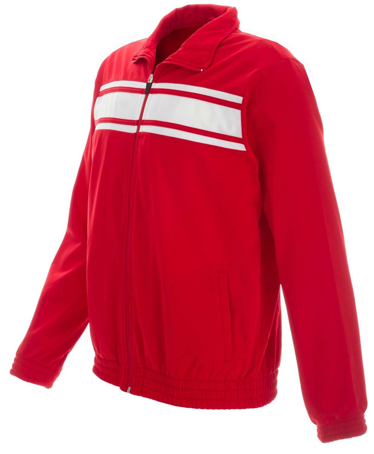 BCG Men's Tricot Chest Stripe Athletic Jacket