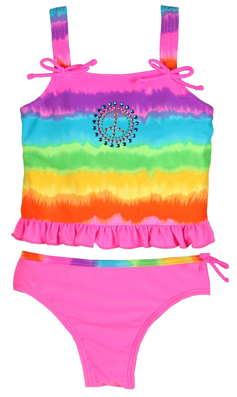O'rageous® Girls' High Tied Tankini