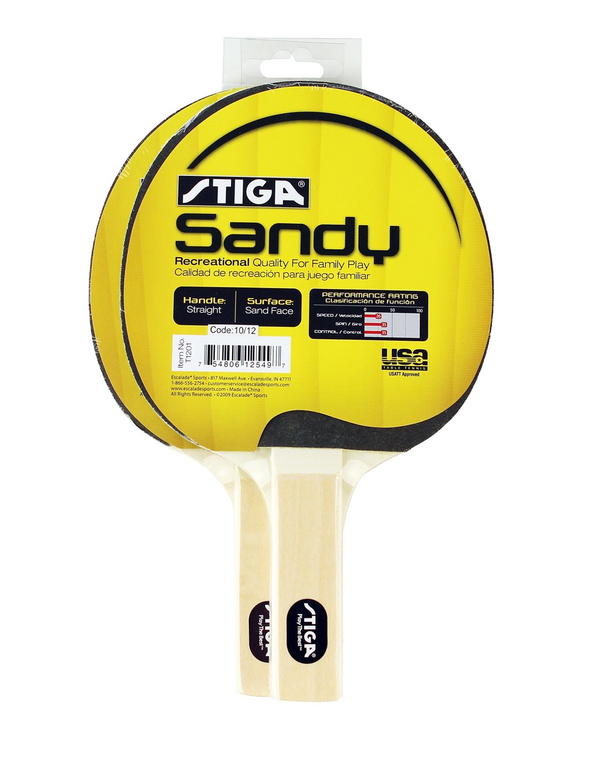 Stiga® Sandy Recreational Table Tennis Racket Set