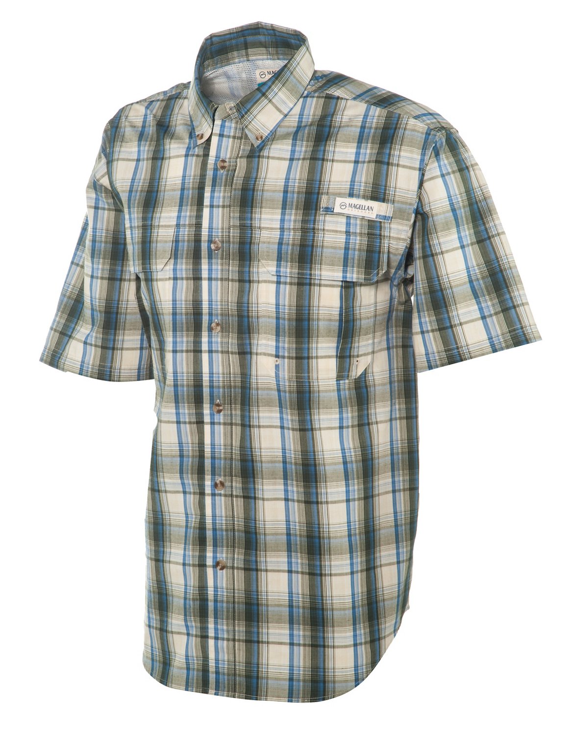 Magellan Outdoors Men's Short Sleeve Gulfport Fishing Shirt
