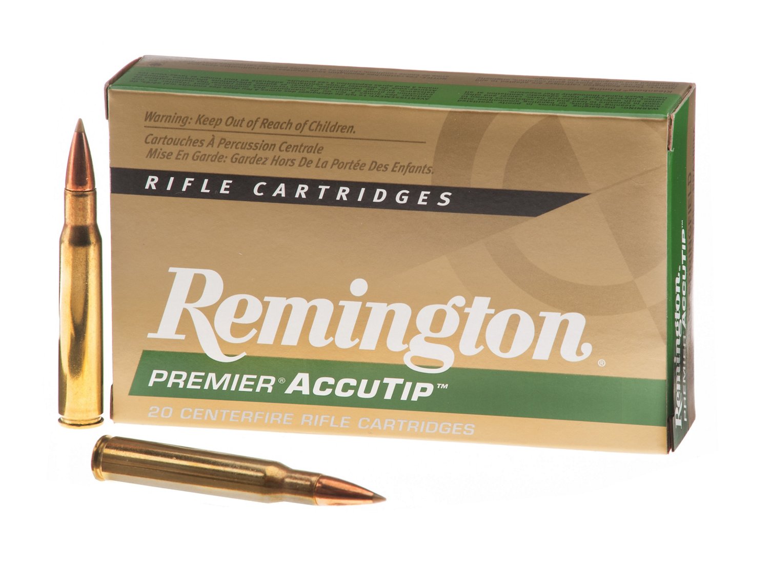 Remington Premier® AccuTip .30-06 Springfield 150-Grain Centerfire Rifle Ammunition