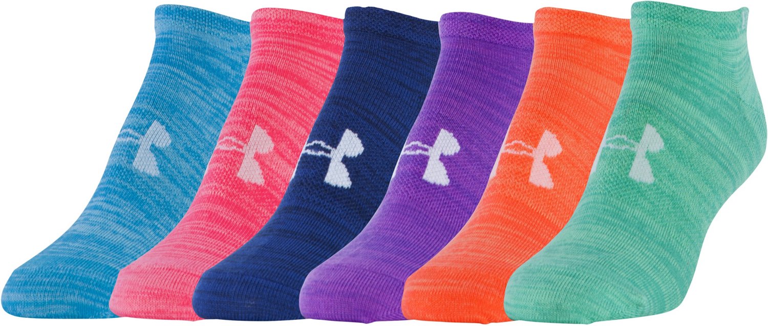 Under Armour Women's Essential Twist NoShow Socks Academy