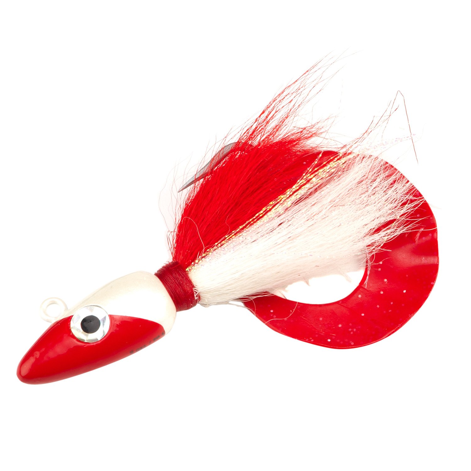 Williamson Arrow Head Red/White 5 oz Jig