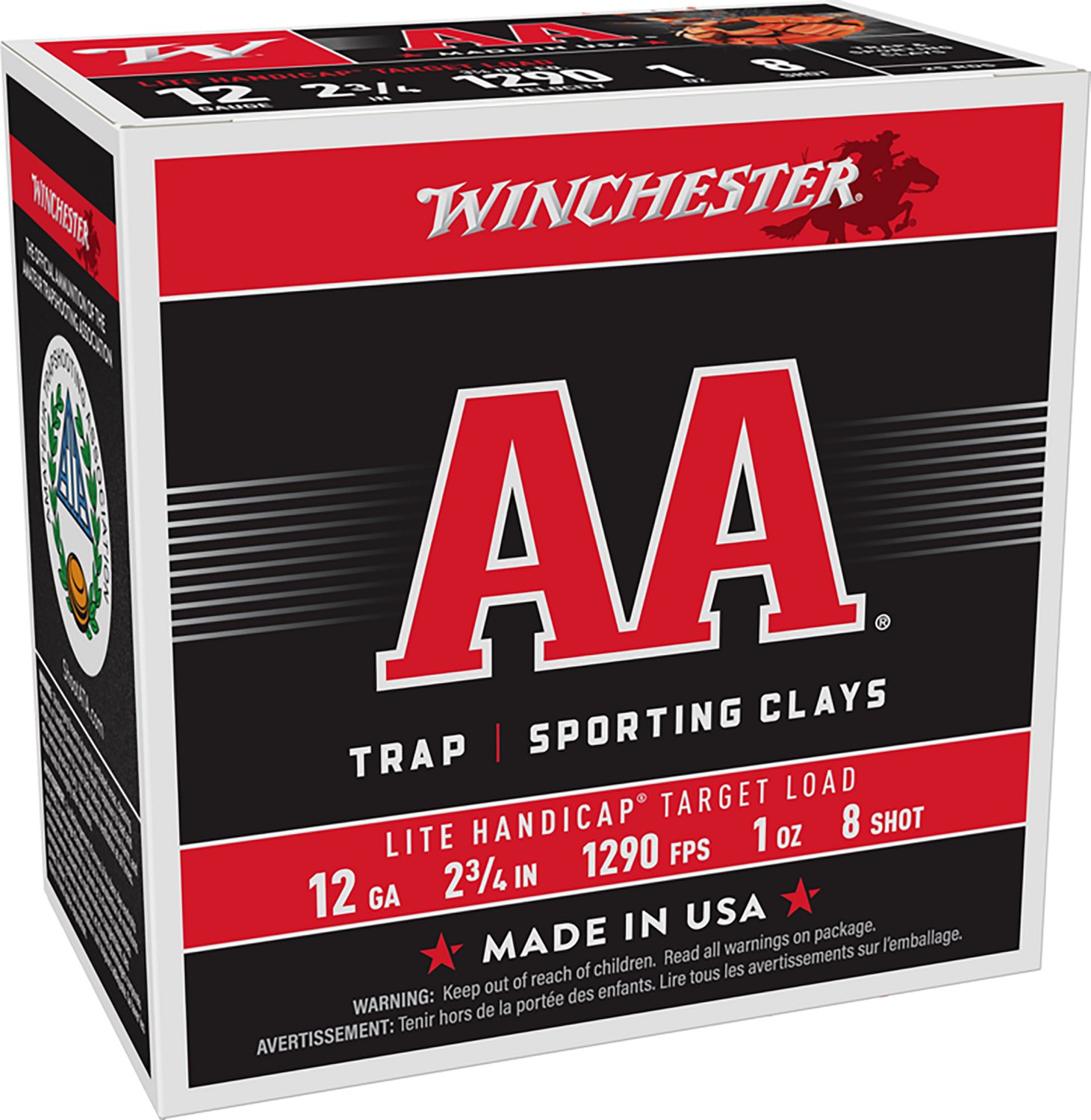 Winchester Target Load AA Lite Handicap 12 Gauge Shotshells