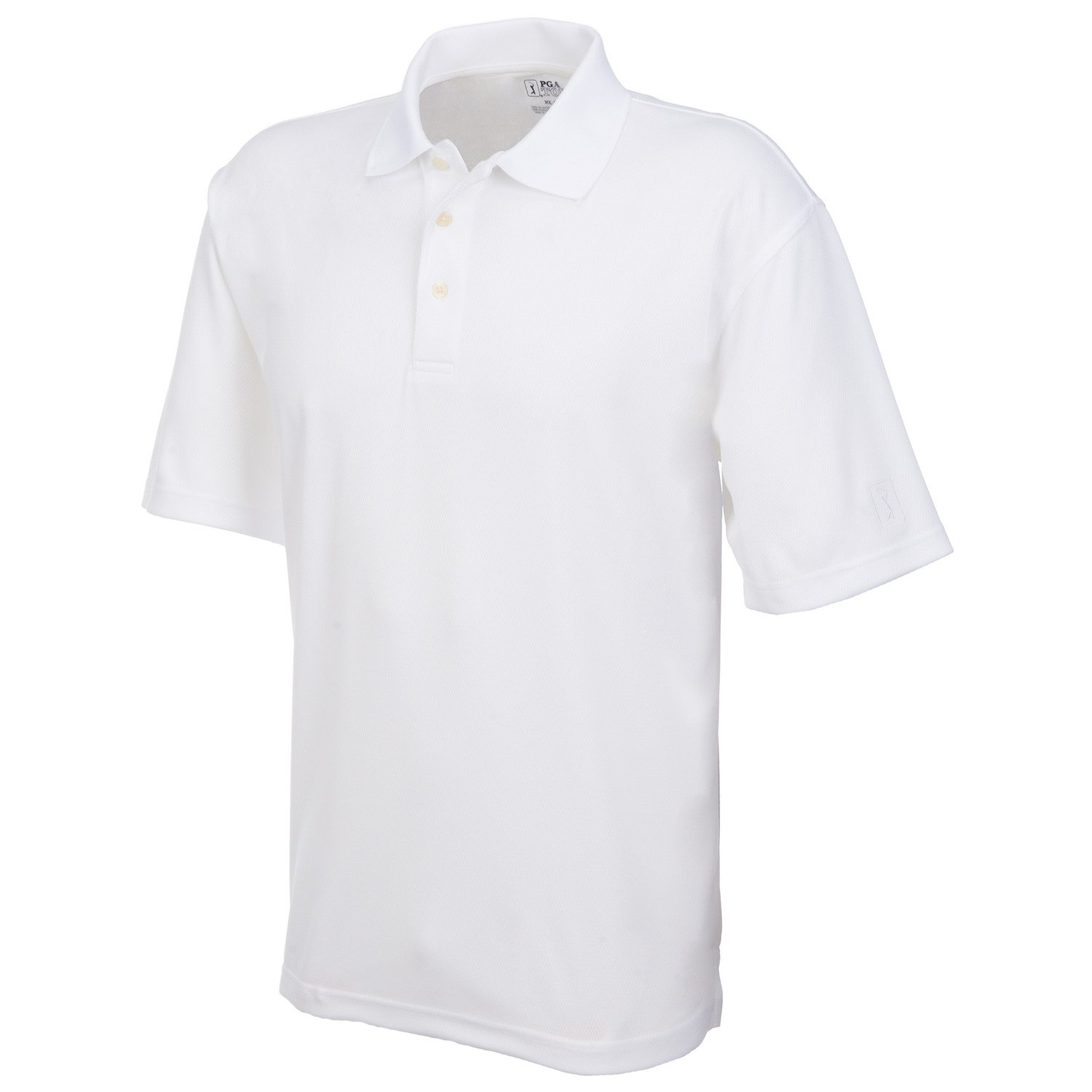PGA Tour Men's Solid Golf Polo Shirt