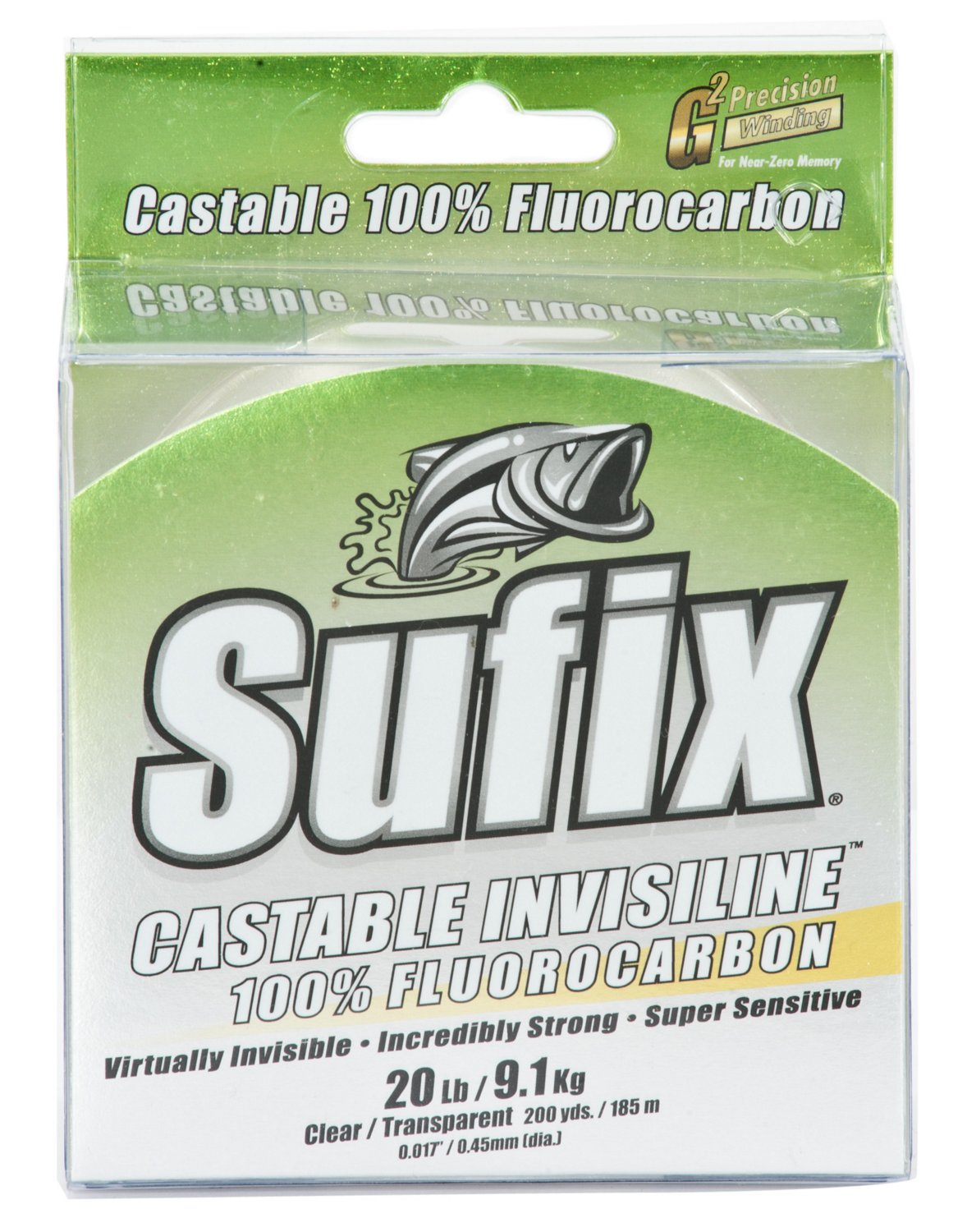 Sufix® Castable Invisiline™ 20 lb. - 200 yards Fluorocarbon Fishing Line