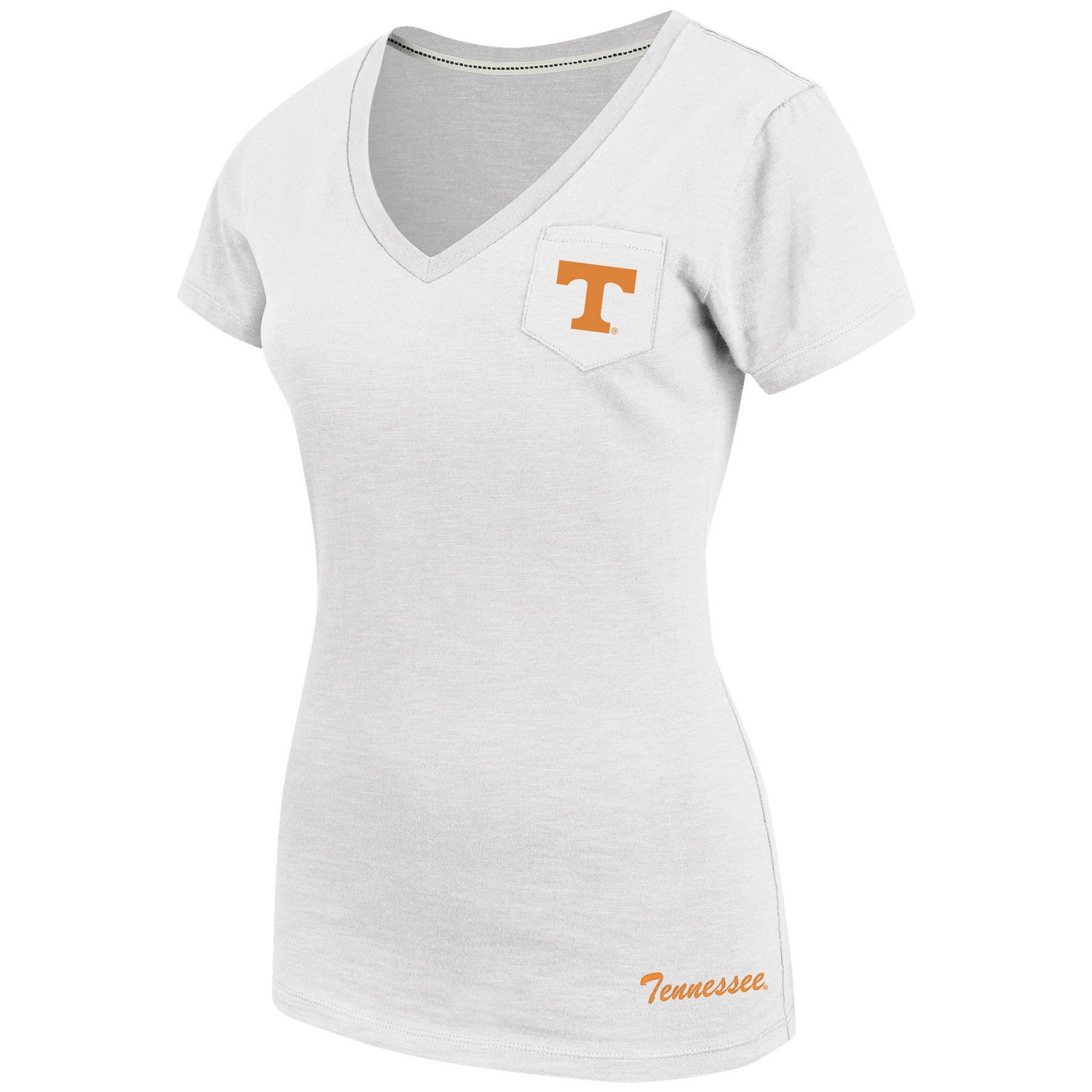 Colosseum Athletics Women's University of Tennessee Vision V-neck T-shirt