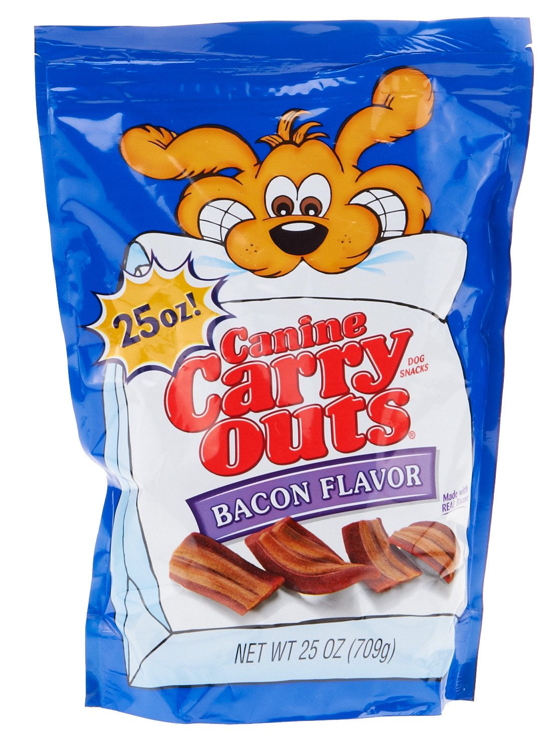 Canine Carry Outs 25 oz. Bacon-Flavored Soft & Chewy Dog Snacks