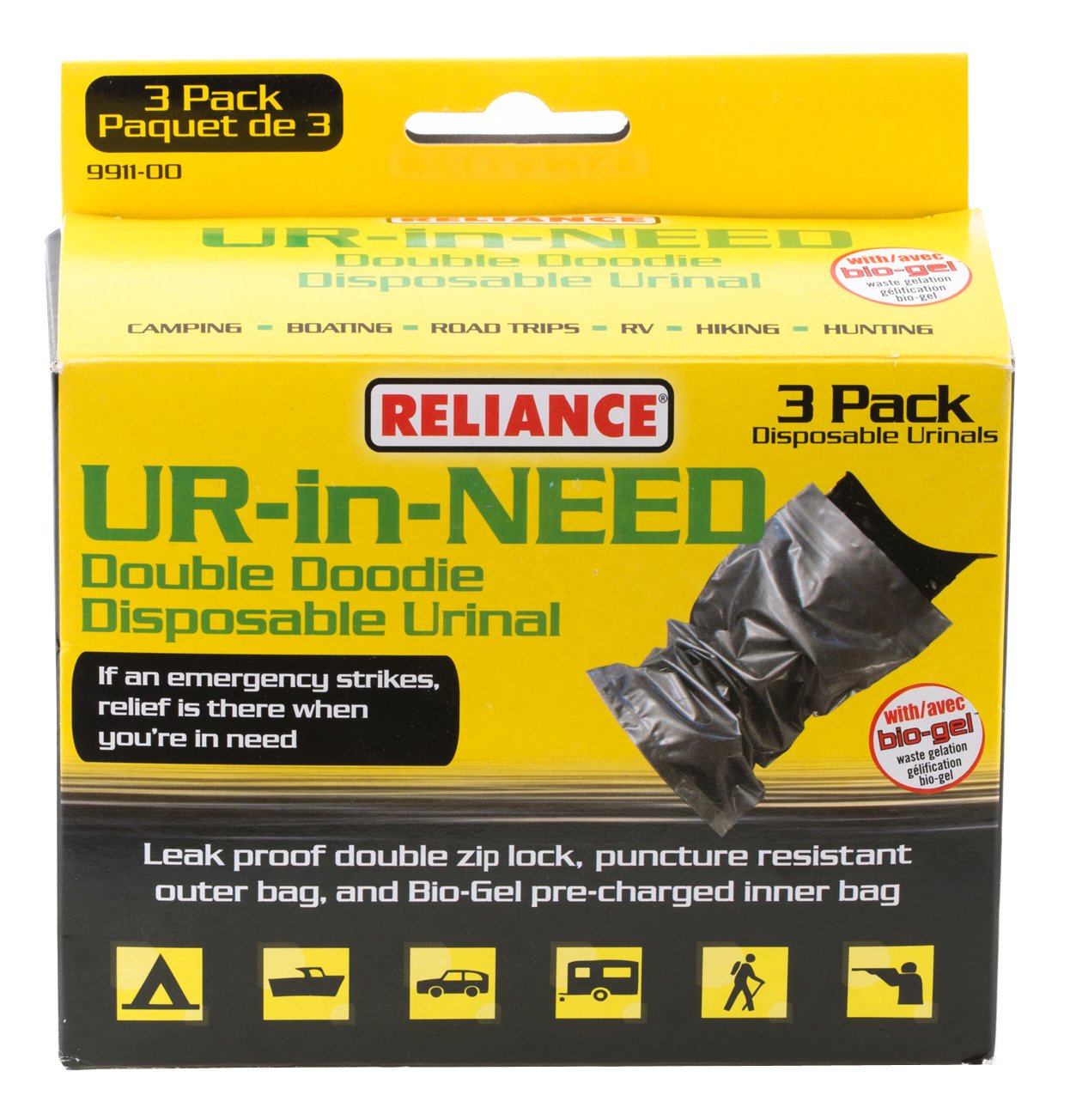 Reliance UR IN NEED Disposable Urinals 3-Pack thumbnail