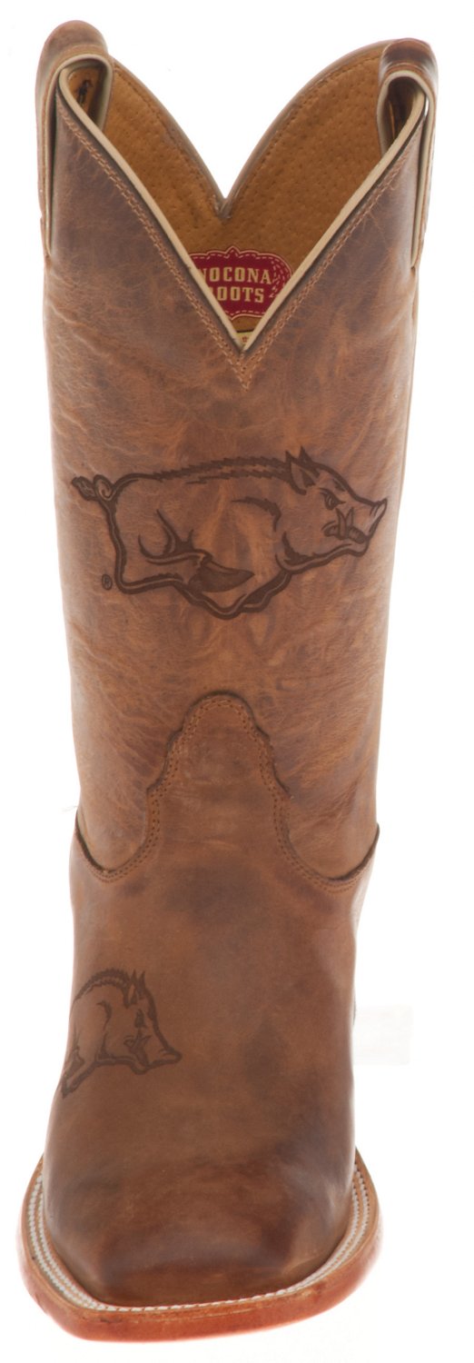 Nocona Men's University of Arkansas Branded Western Boots thumbnail