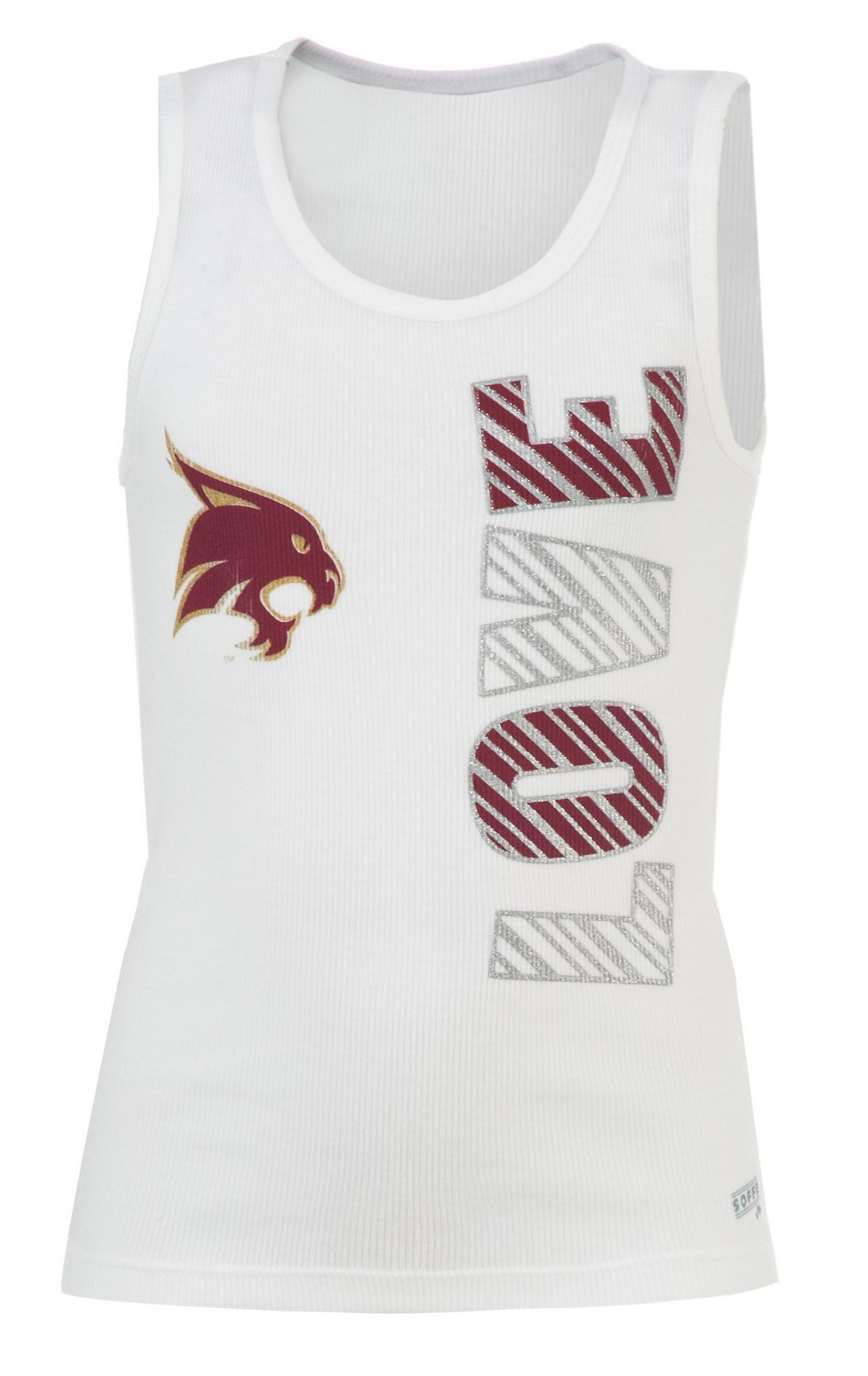 Soffe Girls' Texas State University Boy Beater Tank Top thumbnail