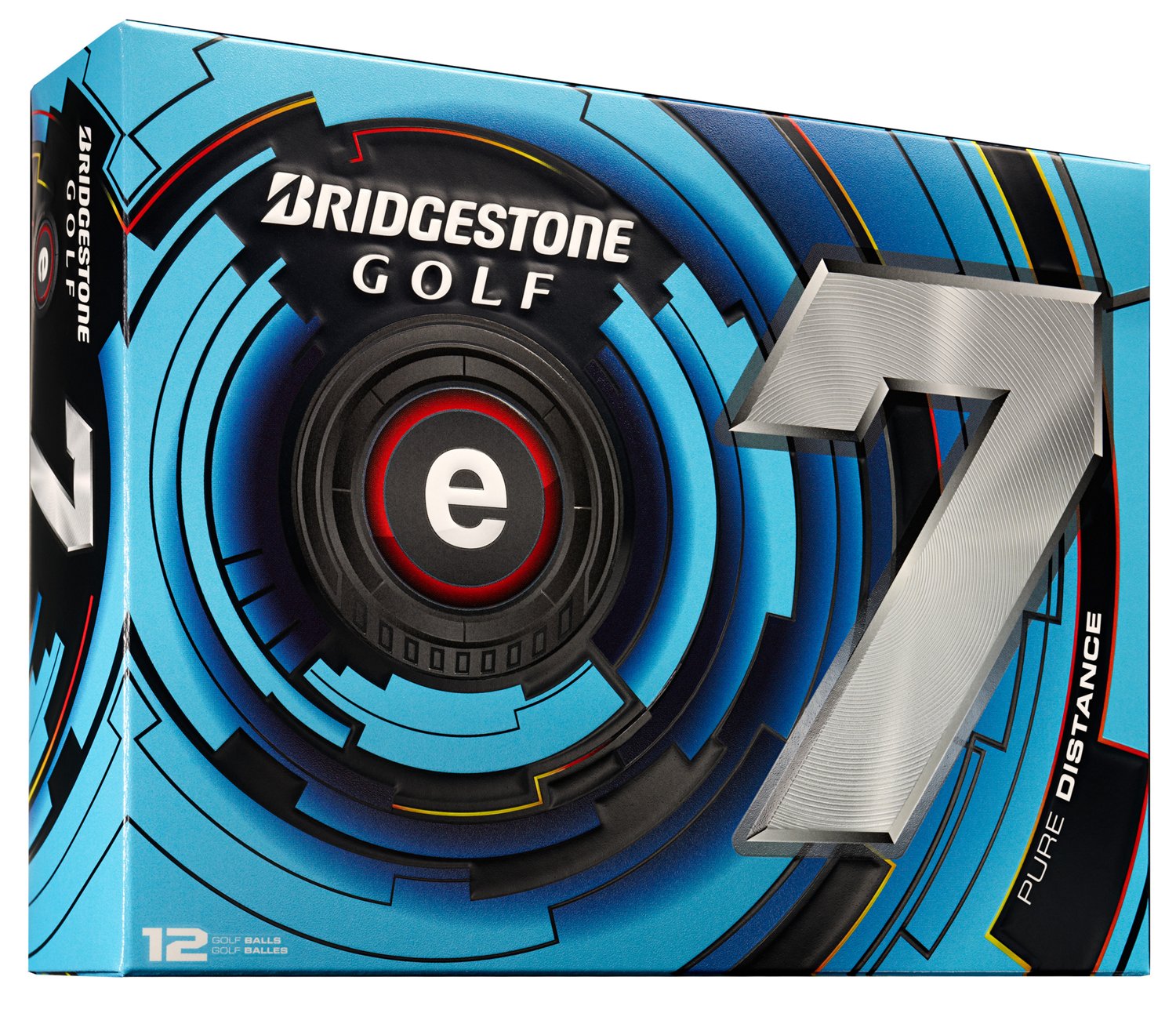 Bridgestone Golf E7 Pure Distance Golf Balls 12-Pack