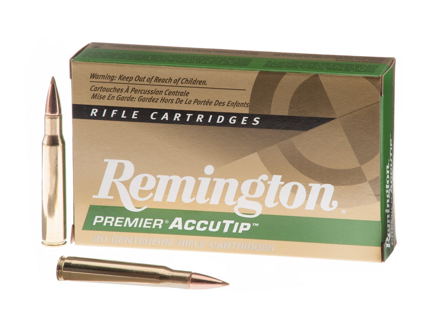 Remington Premier® AccuTip .30-06 Springfield 180-Grain Centerfire Rifle Ammunition