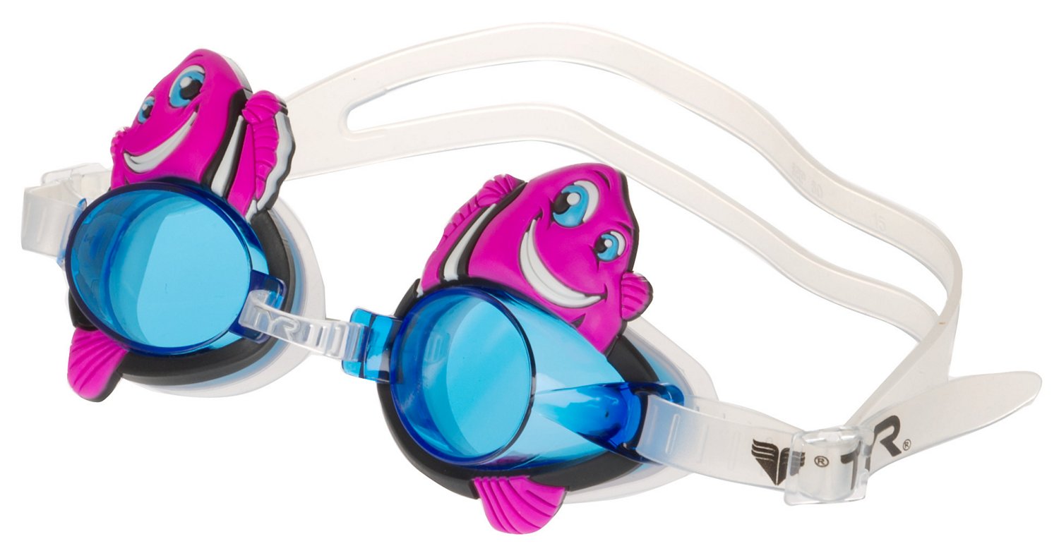TYR Kids' Charactyrs Happy Fish Goggles